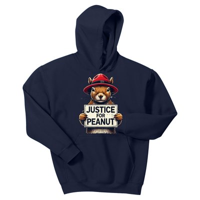 Justice For Peanut The Squirrel Wanted Kids Hoodie