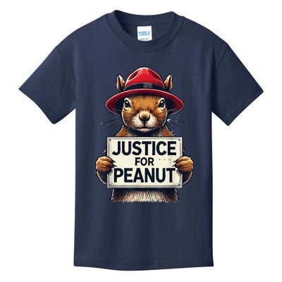 Justice For Peanut The Squirrel Wanted Kids T-Shirt