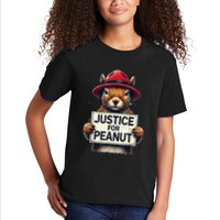 Justice For Peanut The Squirrel Wanted Kids T-Shirt