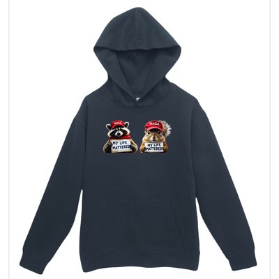 Justice For Peanut The Squirrel And Fred The Raccoon Urban Pullover Hoodie