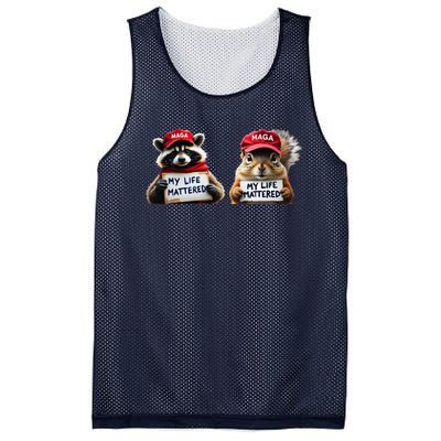 Justice For Peanut The Squirrel And Fred The Raccoon Mesh Reversible Basketball Jersey Tank