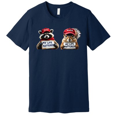 Justice For Peanut The Squirrel And Fred The Raccoon Premium T-Shirt