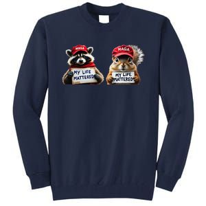 Justice For Peanut The Squirrel And Fred The Raccoon Tall Sweatshirt