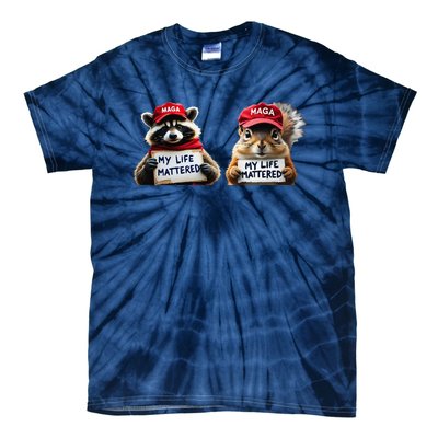 Justice For Peanut The Squirrel And Fred The Raccoon Tie-Dye T-Shirt