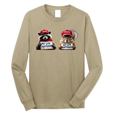 Justice For Peanut The Squirrel And Fred The Raccoon Long Sleeve Shirt