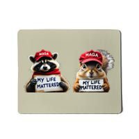 Justice For Peanut The Squirrel And Fred The Raccoon Mousepad