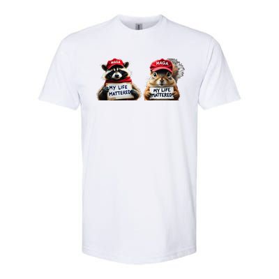 Justice For Peanut The Squirrel And Fred The Raccoon Softstyle CVC T-Shirt