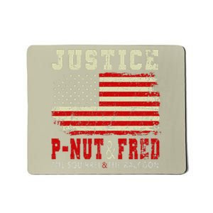 Justice For Pnut And Fred The Squirrel And Peanut Justice Mousepad