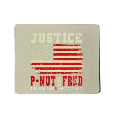 Justice For Pnut And Fred The Squirrel And Peanut Justice Mousepad