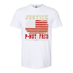 Justice For Pnut And Fred The Squirrel And Peanut Justice Softstyle CVC T-Shirt