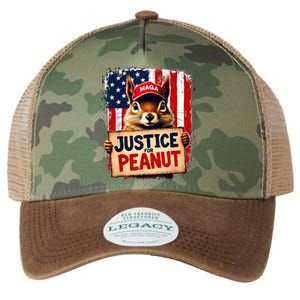 Justice For Peanut The Squirrel Peanut Squirrel Maga Legacy Tie Dye Trucker Hat