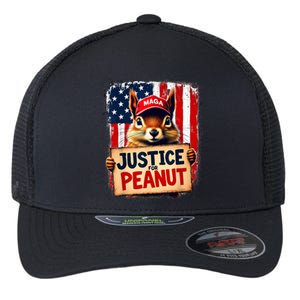 Justice For Peanut The Squirrel Peanut Squirrel Maga Flexfit Unipanel Trucker Cap