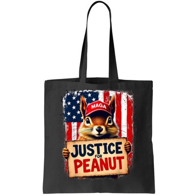 Justice For Peanut The Squirrel Peanut Squirrel Maga Tote Bag