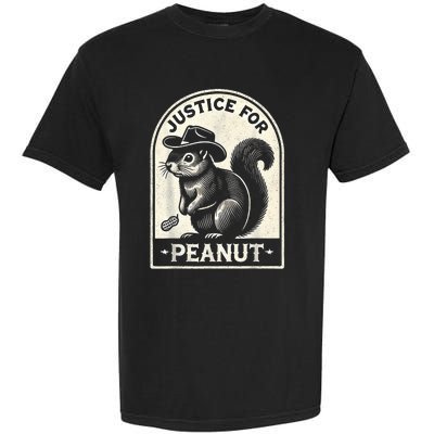 Justice For Peanut The Squirrel Peanut Squirrel Wanted Garment-Dyed Heavyweight T-Shirt