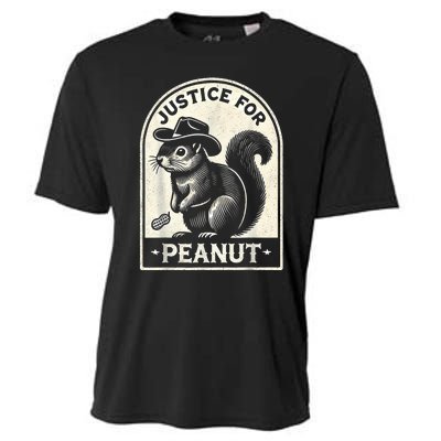 Justice For Peanut The Squirrel Peanut Squirrel Wanted Cooling Performance Crew T-Shirt