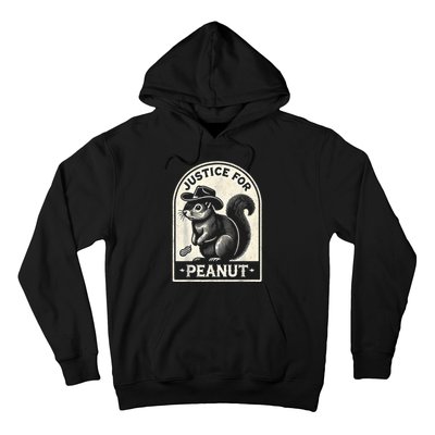 Justice For Peanut The Squirrel Peanut Squirrel Wanted Hoodie