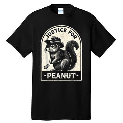 Justice For Peanut The Squirrel Peanut Squirrel Wanted Tall T-Shirt