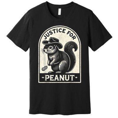 Justice For Peanut The Squirrel Peanut Squirrel Wanted Premium T-Shirt