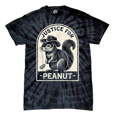 Justice For Peanut The Squirrel Peanut Squirrel Wanted Tie-Dye T-Shirt