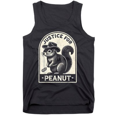 Justice For Peanut The Squirrel Peanut Squirrel Wanted Tank Top