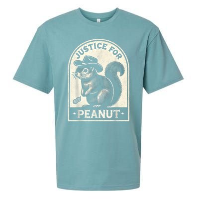 Justice For Peanut The Squirrel Peanut Squirrel Wanted Sueded Cloud Jersey T-Shirt