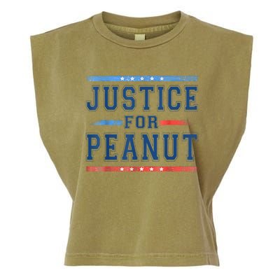 Justice For Peanut The Squirrel Peanut Squirrel Garment-Dyed Women's Muscle Tee