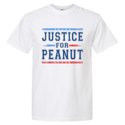 Justice For Peanut The Squirrel Peanut Squirrel Garment-Dyed Heavyweight T-Shirt