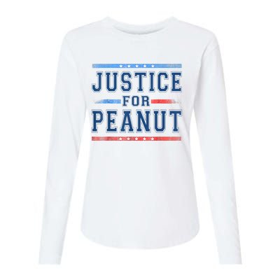 Justice For Peanut The Squirrel Peanut Squirrel Womens Cotton Relaxed Long Sleeve T-Shirt