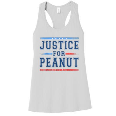 Justice For Peanut The Squirrel Peanut Squirrel Women's Racerback Tank