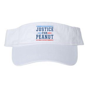 Justice For Peanut The Squirrel Peanut Squirrel Valucap Bio-Washed Visor