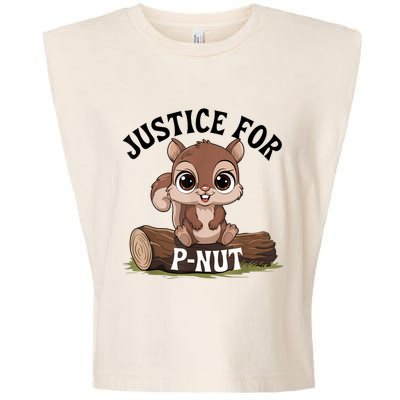 Justice For Pnut Special Squirrel Pnut Justice Garment-Dyed Women's Muscle Tee