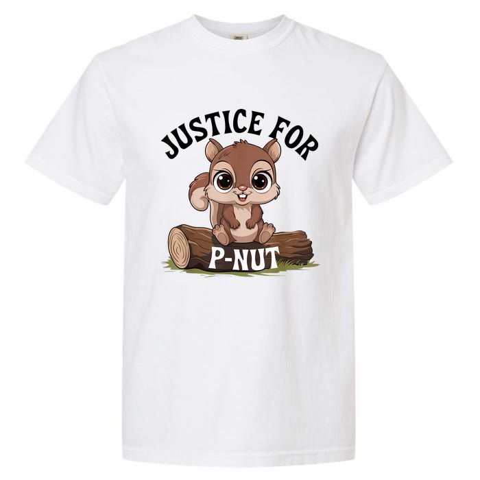 Justice For Pnut Special Squirrel Pnut Justice Garment-Dyed Heavyweight T-Shirt