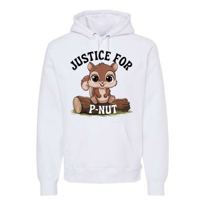 Justice For Pnut Special Squirrel Pnut Justice Premium Hoodie