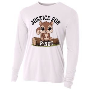 Justice For Pnut Special Squirrel Pnut Justice Cooling Performance Long Sleeve Crew