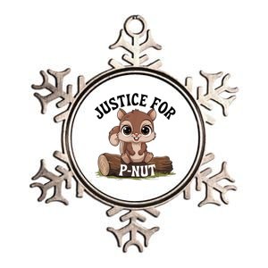 Justice For Pnut Special Squirrel Pnut Justice Metallic Star Ornament