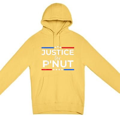 Justice For PNut Peanut Squirrel Lovers Premium Pullover Hoodie