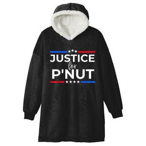 Justice For PNut Peanut Squirrel Lovers Hooded Wearable Blanket