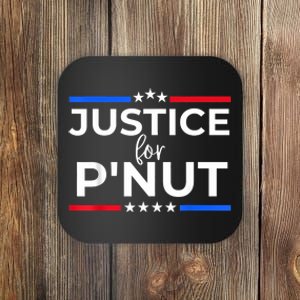 Justice For PNut Peanut Squirrel Lovers Coaster