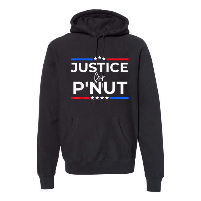 Justice For PNut Peanut Squirrel Lovers Premium Hoodie