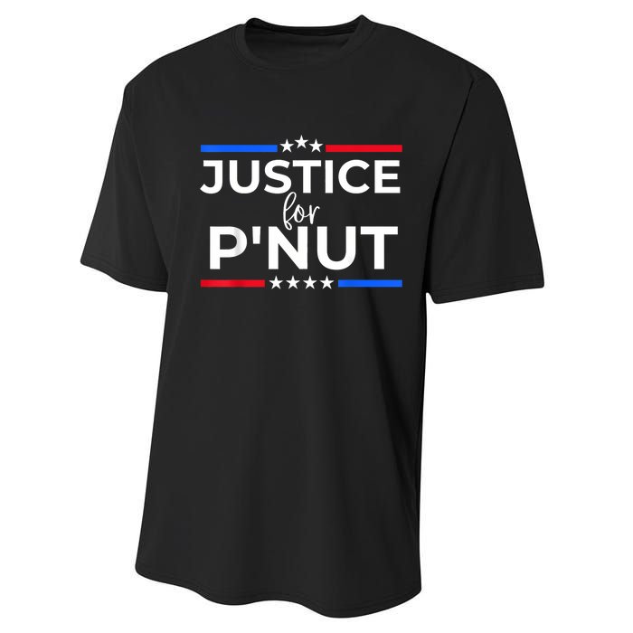 Justice For PNut Peanut Squirrel Lovers Performance Sprint T-Shirt