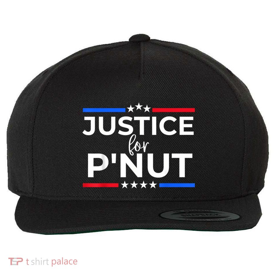 Justice For PNut Peanut Squirrel Lovers Wool Snapback Cap