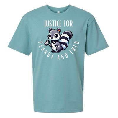 Justice For Peanut The Squirrel 2024 Sueded Cloud Jersey T-Shirt