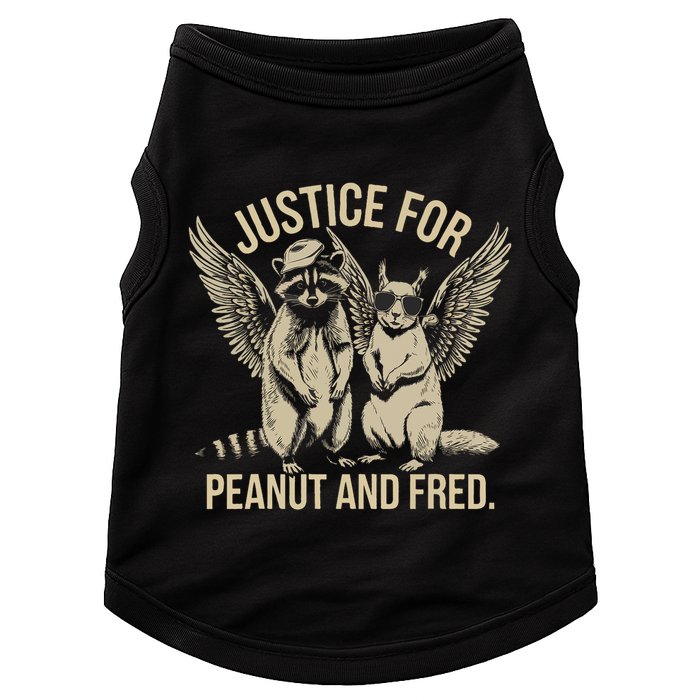 Justice For Peanut And Fred Peanut Squirrel Fred Raccoon Doggie Tank