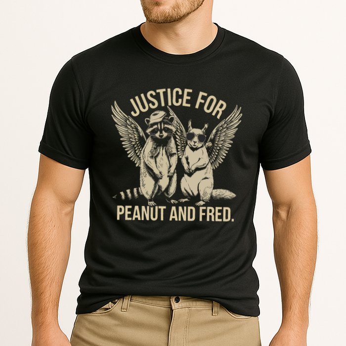 Justice For Peanut And Fred Peanut Squirrel Fred Raccoon Performance Shirt