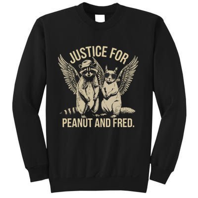 Justice For Peanut And Fred Peanut Squirrel Fred Raccoon Sweatshirt