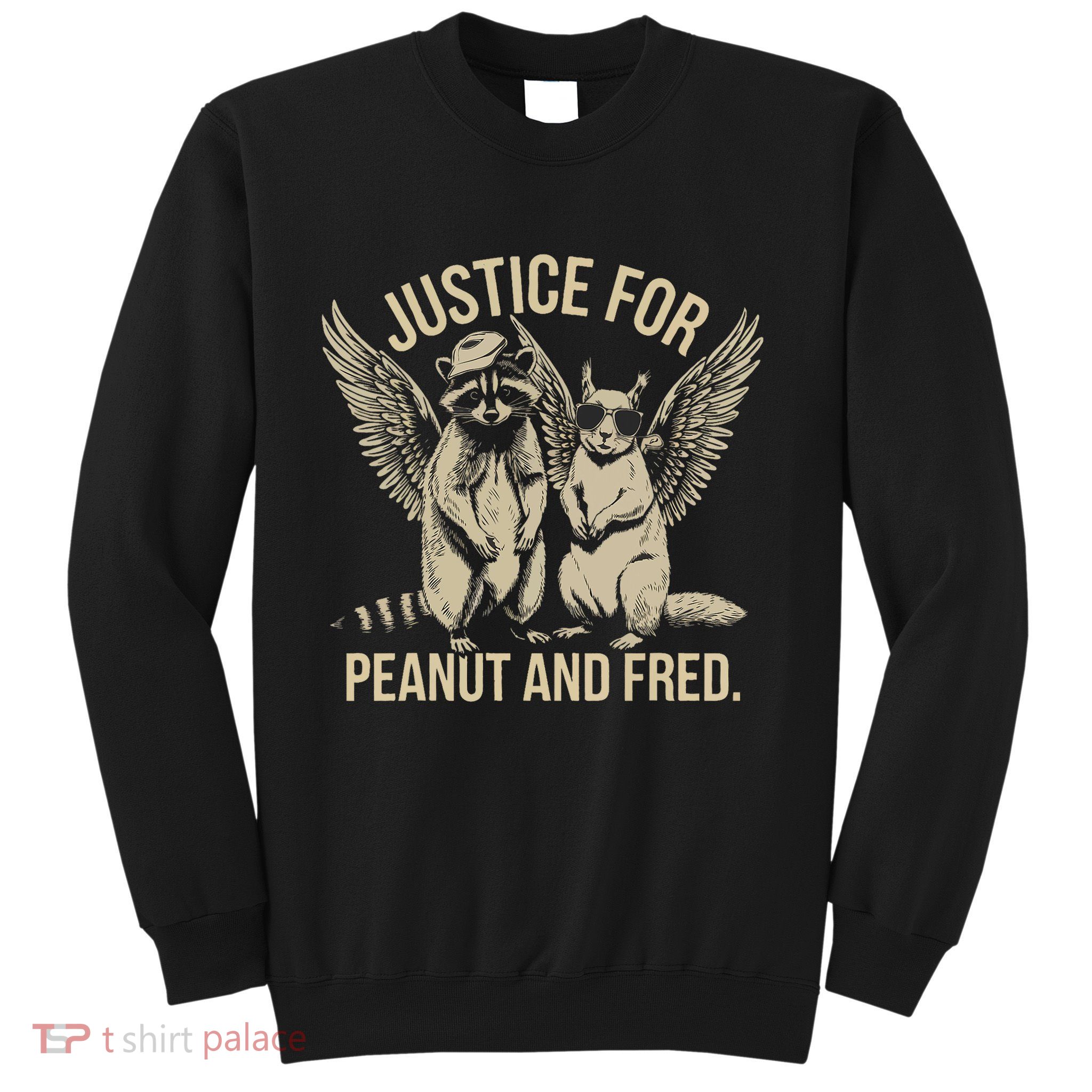 Justice For Peanut And Fred Peanut Squirrel Fred Raccoon Sweatshirt