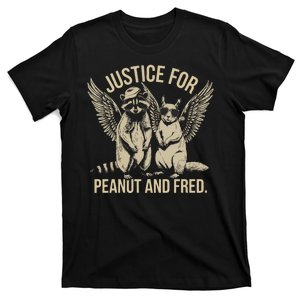 Justice For Peanut And Fred Peanut Squirrel Fred Raccoon T-Shirt