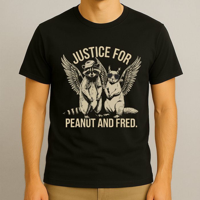 Justice For Peanut And Fred Peanut Squirrel Fred Raccoon T-Shirt