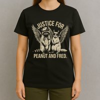 Justice For Peanut And Fred Peanut Squirrel Fred Raccoon T-Shirt