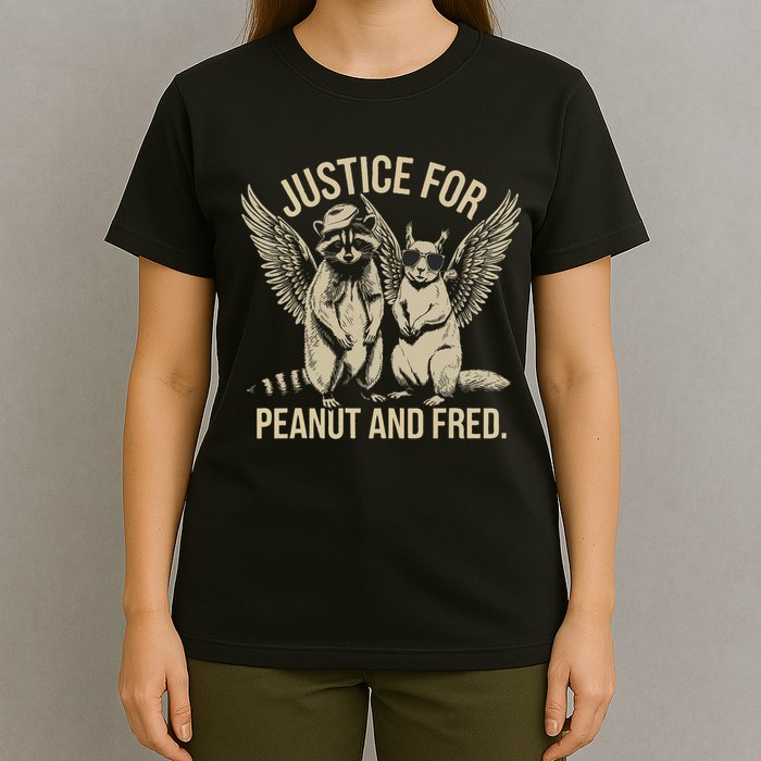 Justice For Peanut And Fred Peanut Squirrel Fred Raccoon T-Shirt